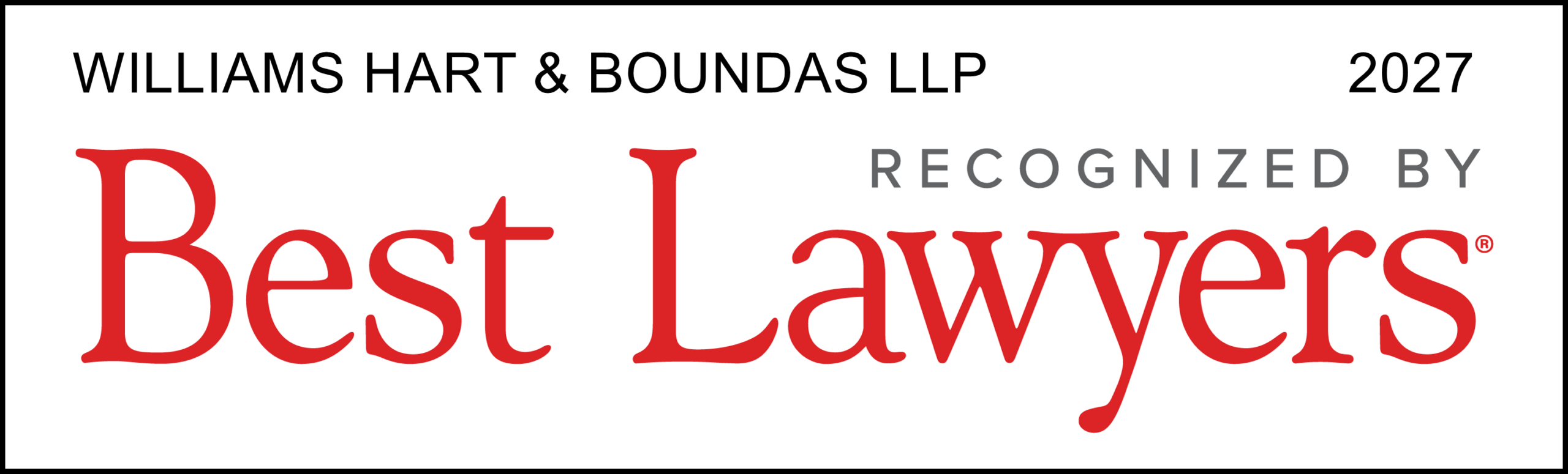 Best Lawyers 2027